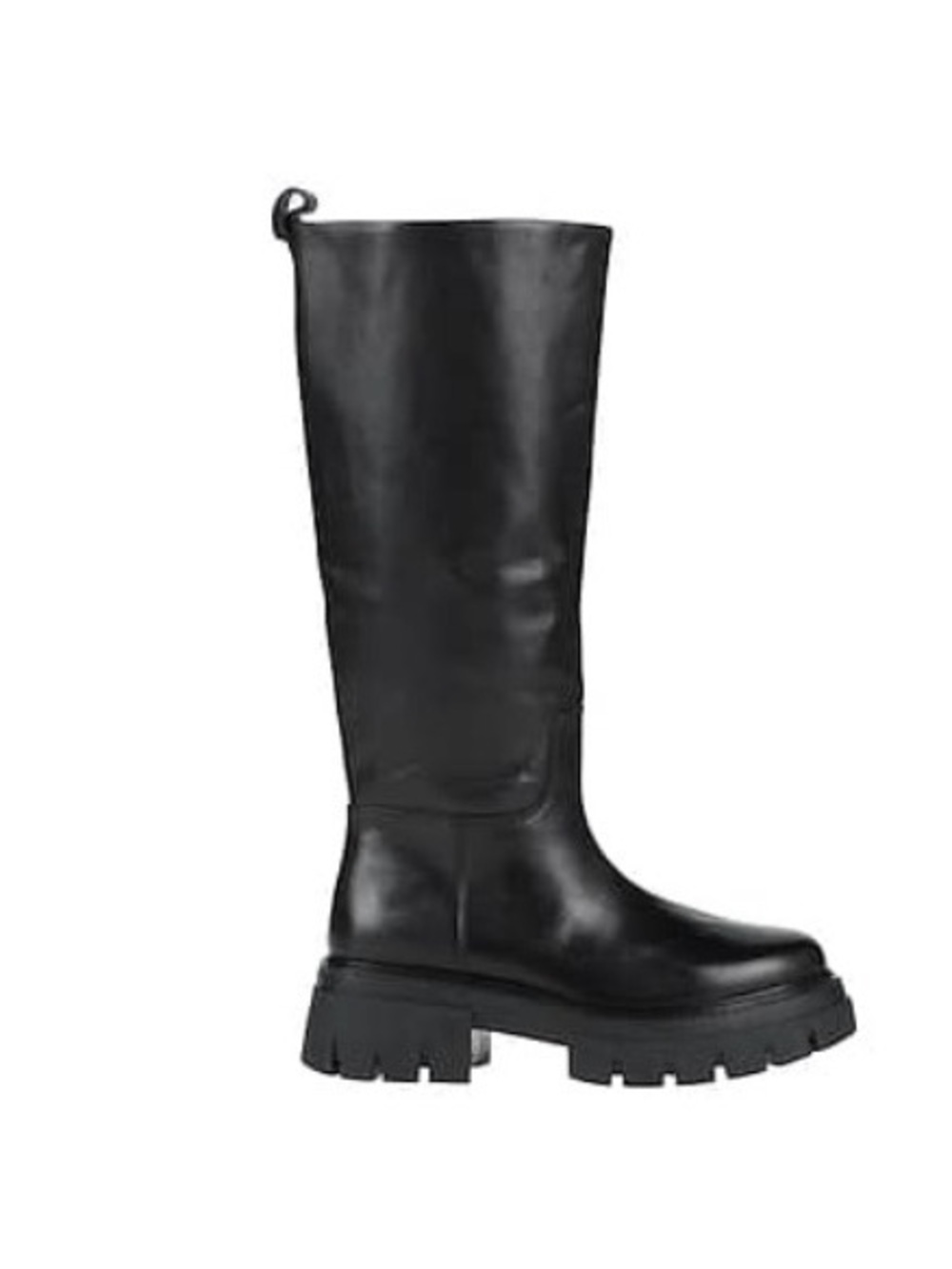 Ash Black Women's Tall Chunky Sole Boot NWT 38
